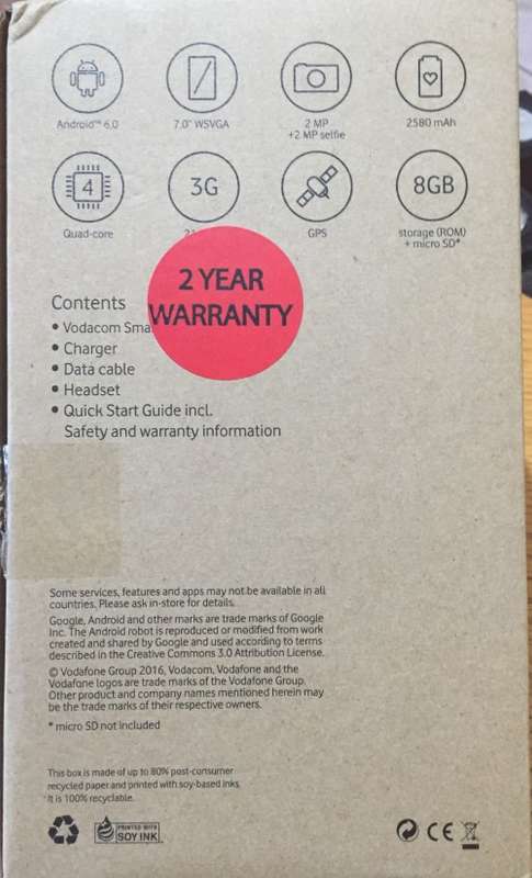 *BRAND NEW* Vodacom Tab 2 3G