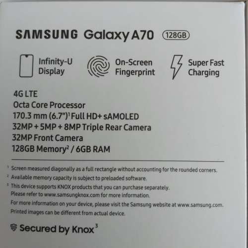 Samsung Galaxy A70 BRAND NEW - SEALED