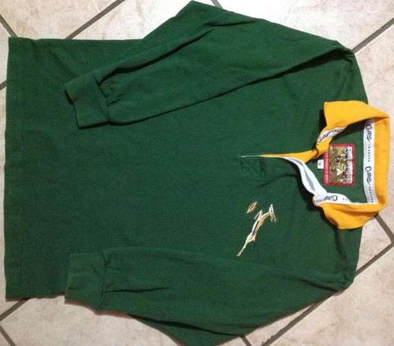 *Very Rare*OLD SPRINGBOK SOUTH AFRICA JERSEY @ GIVE AWAY!!!
