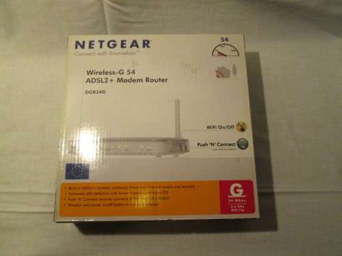 NETGEAR DG834G Wireless-G 54 ADSL2+ Modem Router