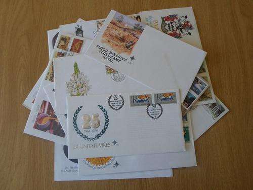 100 x SOUTH AFRICAN FIRST DAY COVERS