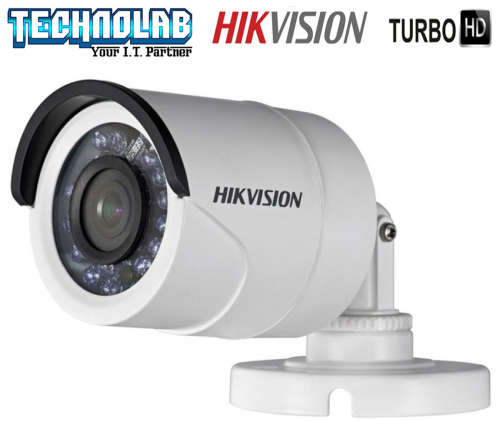 HIKVISION 720P TURBO HD BULLET CAMERA - 3.6MM LENS - 20M IR - TVI/AHD/CVI/CVBS