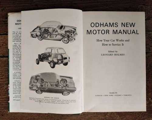 Odhams New Motor Manual  How Your Car Works And How To Service It, HAMLYN