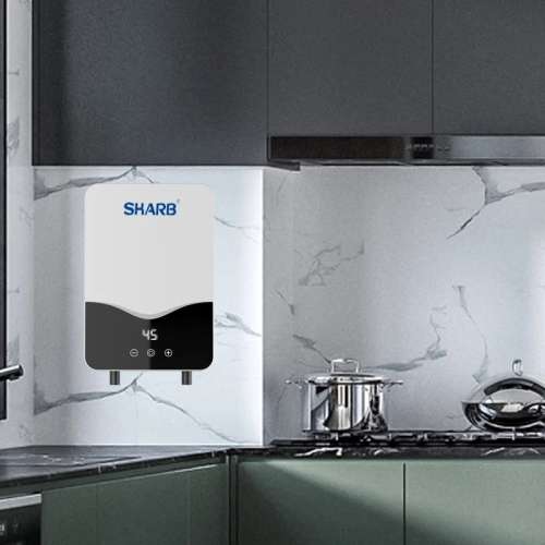 Portable Mini Tankless Gyser. Fast Water Heater, Electricity Saver
