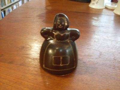 Folkart Lady bell