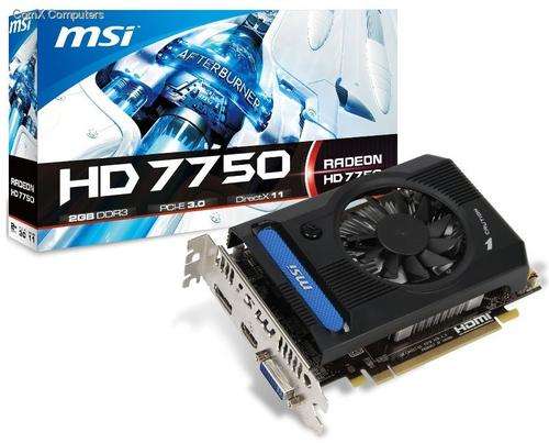 MSI HD7750 Display Card