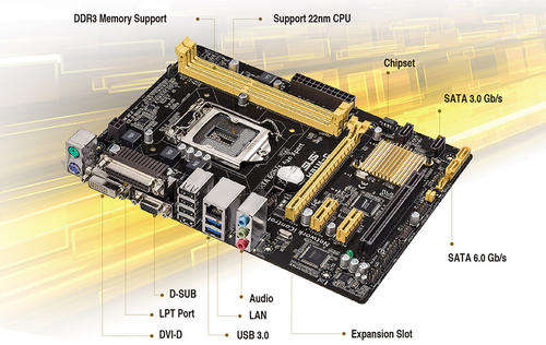 ASUS H81M-C + i7-4790 3.6GHz + 8GB RAM