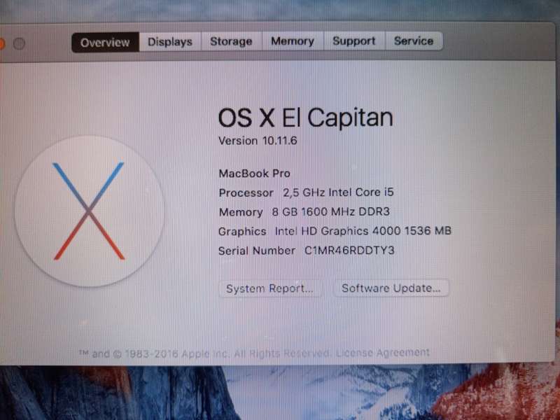 Apple Macbook Pro A1278