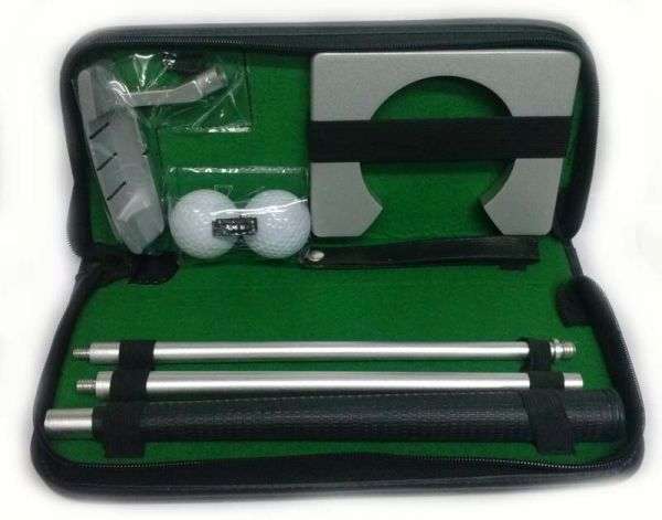 Executive Folding Golf Putter Set Complete Kit