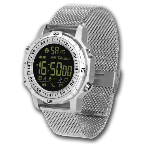 Zeblaze VIBE II Hiking 5ATM Waterproof 540 Days Stand-by Time Sport Smart Watch SS Band