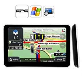 7" GPS NAVIGATOR (iGo SA Maps Loaded, 4GB Memory, Bluetooth) Touch Screen