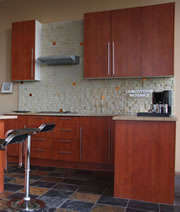 Kitchen with Sandstone counter top