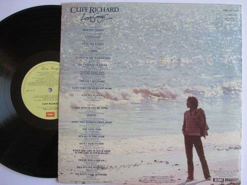 CLIFF RICHARD - LOVE SONGS - UK / VG+ / VG+
