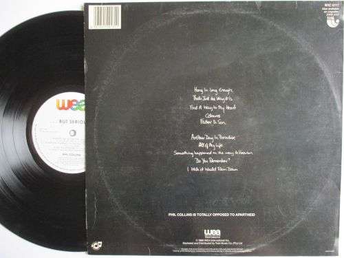 PHIL COLLINS - BUT SERIOUSLY - RSA - VG+ / VG+