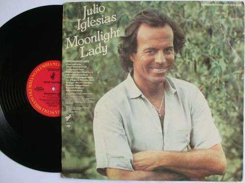 JULIO IGLESIAS - MOONLIGHT LADY 12" -  USA - VG / VG