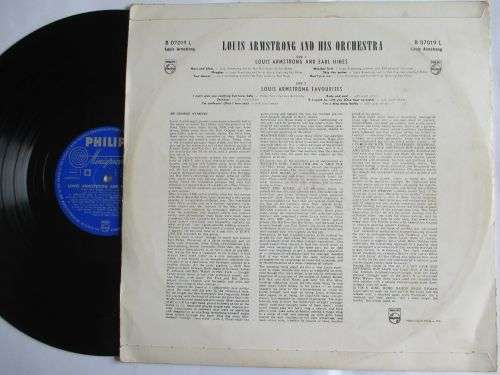 LOUIS ARMSTRONG & EARL HINES - LOUIS ARMSTRONG FAVOURITES - RSA - VG / VG