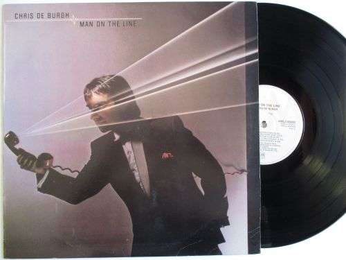 CHRIS DE BURGH - MAN ON THE LINE - RSA - VG+ / VG
