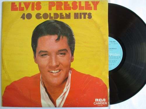 ELVIS PRESLEY - 40 GREATEST HITS - USA - VG- / VG