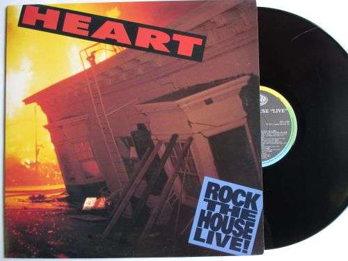 HEART - ROCK THE HOUSE LIVE! - RSA - VG+ / VG