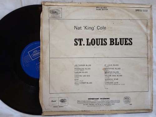 NAT KING COLE - ST. LOUIS BLUES - RSA - VG- / VG
