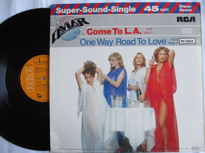 CAVIAR - COME TO L.A / ONE WAY ROAD TO LOVE - EP - GERMANY - VG+ / VG+