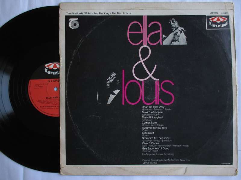 ELLA FITZGERALD & LOUIS ARMSTRONG - ELLA & LOUIS - RSA VG- /VG-