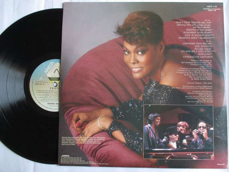 DIONNE WARWICK - FRIENDS - RSA VG+ /VG+