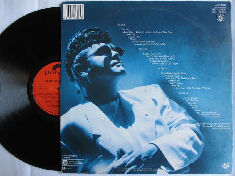 ELTON JOHN - THE BEST OF - RSA VG / VG 2 LP GATEFOLD