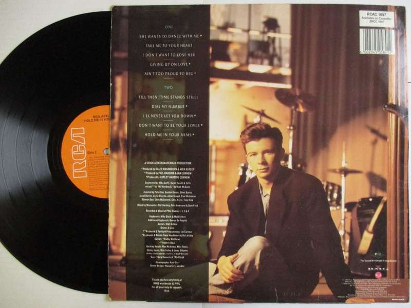 RICK ASTLEY - HOLD ME IN YOUR ARMS -