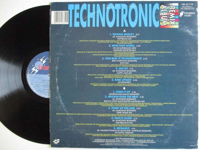 TECHNOTRONIC - TRIP ON HITS - RSA - VG / VG+