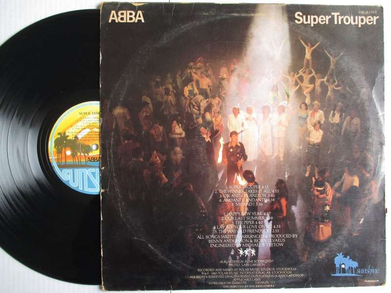 ABBA - SUPER TROUPER - RSA VG- /VG-
