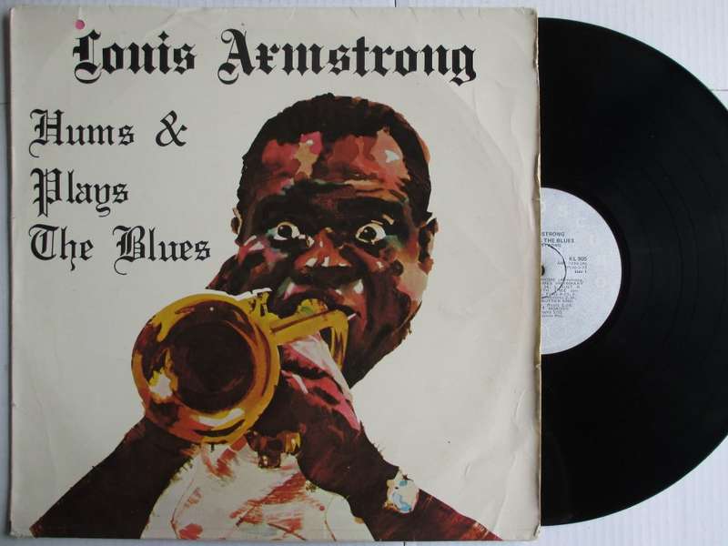 LOUIS ARMSTRONG - HUMS AND PLAYS THE BLUES - RSA VG / VG-