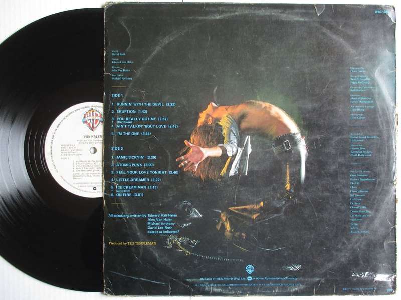 VAN HALEN - VAN HALEN - RSA - G+ / VG-