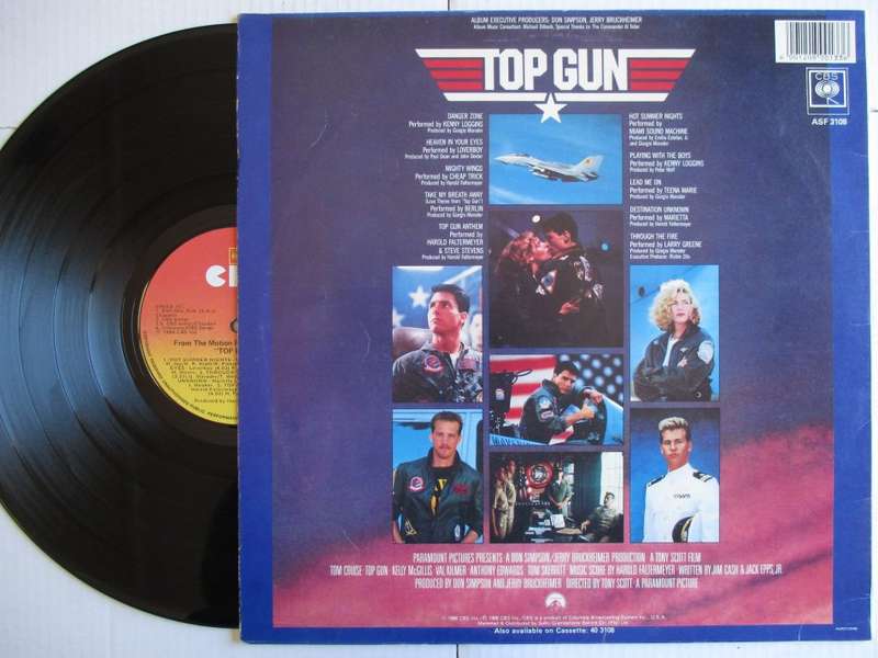 TOP GUN - SOUNDTRACK - RSA VG / VG