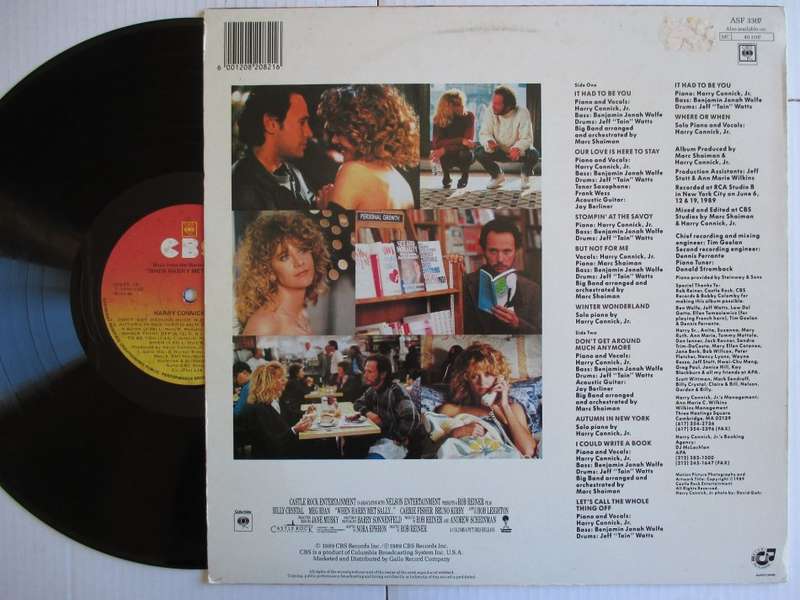 HARRY CONNICK JR - WHEN HARRY MET SALLY - RSA VG+ /VG+