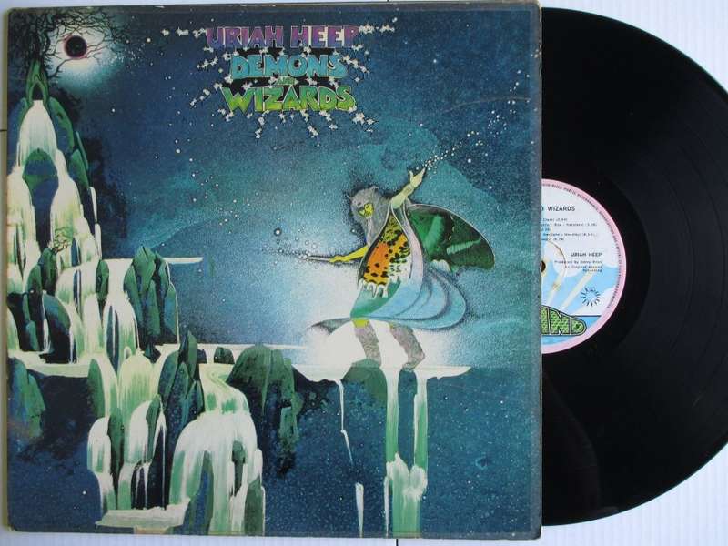 URIAH HEEP - DEMONS AND WIZARDS - RSA - VG / VG- GATEFOLD
