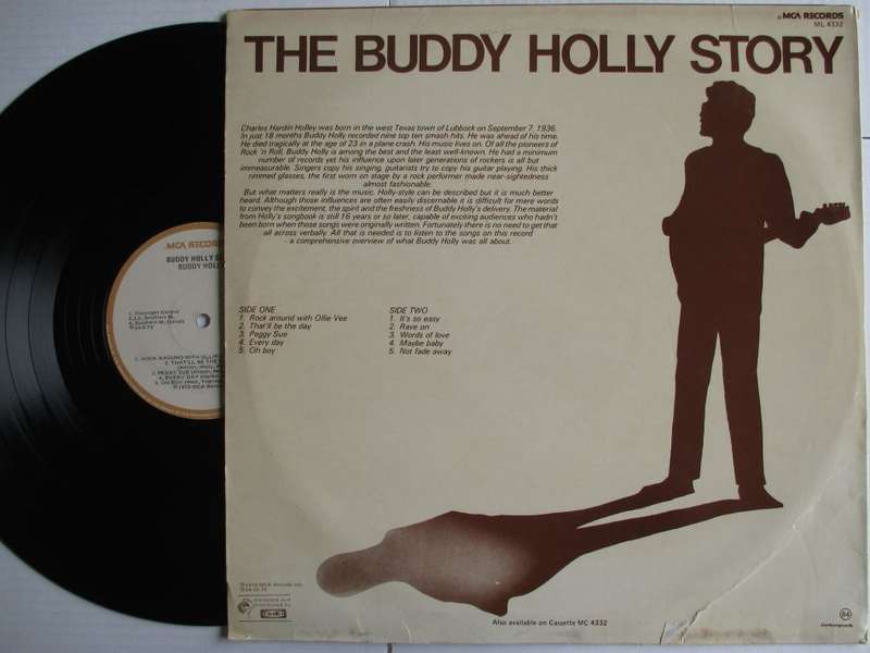 BUDDY HOLLY - THE BUDDY HOLLY STORY - RSA - VG+ / VG-