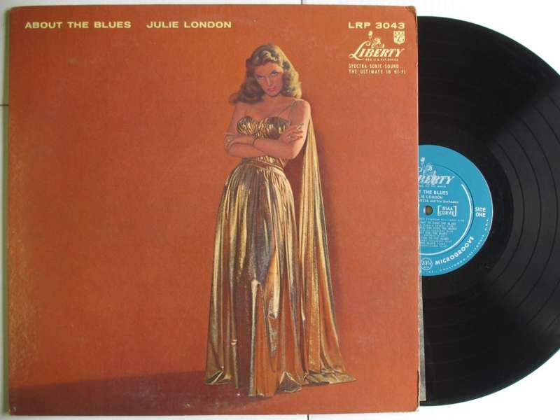 JULIE LONDON - ABOUT THE BLUES - USA VG+ /VG+