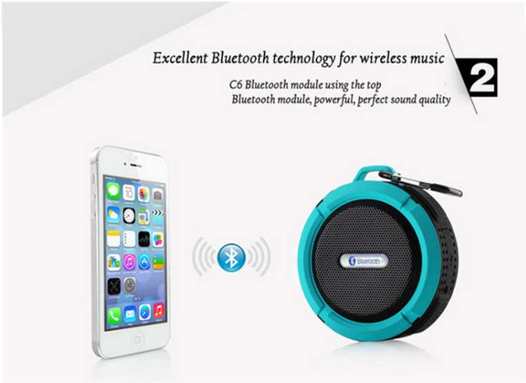 **New**Waterproof Bluetooth Mini Speaker | Rechargeable | 3D Stereo | Support SD Card and Calls