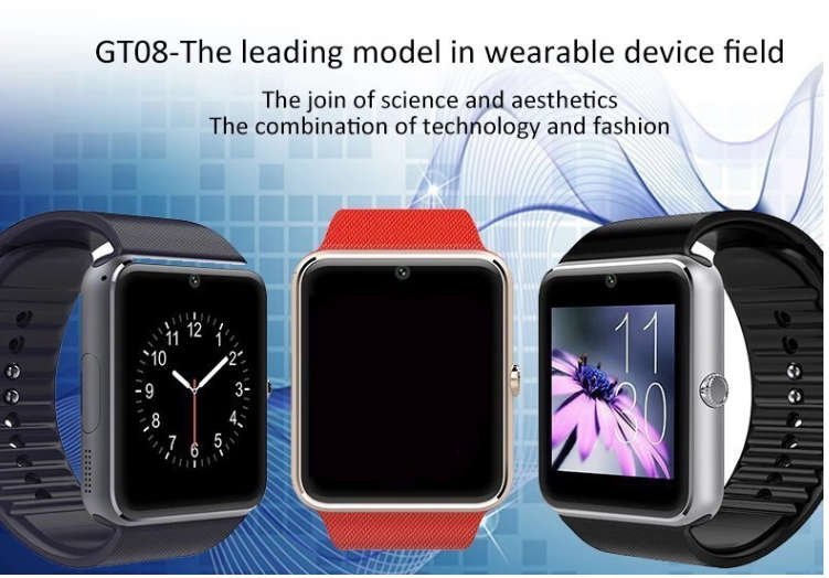 **Brand New** GT08 Smartwatch | Sim Slot | SD Card Slot | Bluetooth | Camera ~ CrAze Auction !