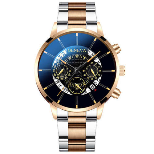 **New**Geneva Stainless steel mens Business Watch, 10 colour choices ~ CrAze Auction !
