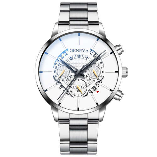 **New**Geneva Stainless steel mens Business Watch, 10 colour choices ~ CrAze Auction !