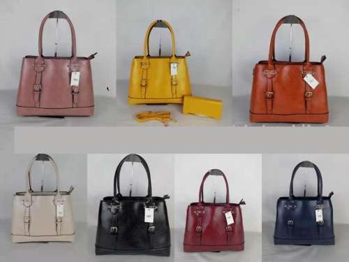 **Hot** Stylish High-End Faux Leather 2Pc Bag and Purse Set ~ Various Colours CrAze R1 Auction !
