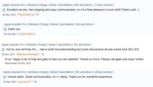 *CrAze Auction*Authentic Apple Airpods Pro | Noise Cancellation | Siri + More ! - Weekend special !