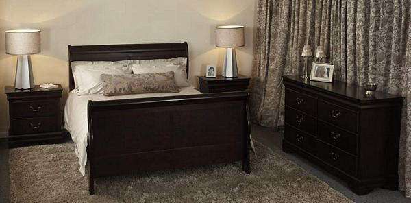 Diana Bedroom Set - Queen Bed and Pedestals