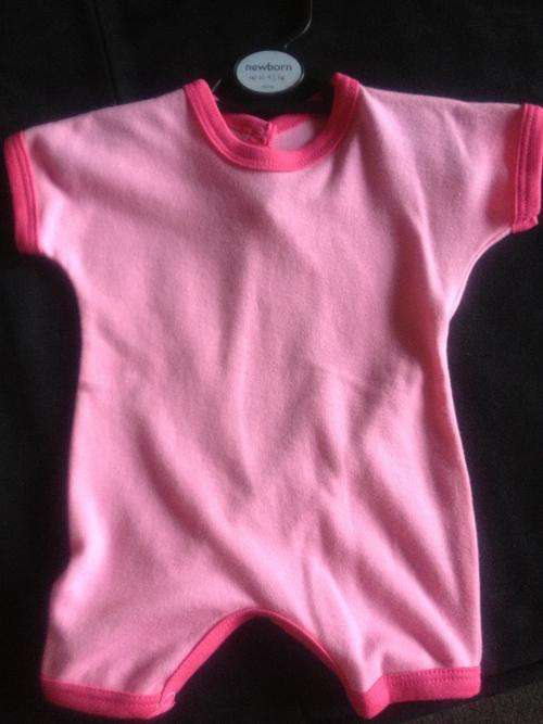 Wooliesbabes Girls Baby Grow - Newborn