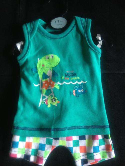 Wooliesbabes Boys Matching Set - 1-3 Months