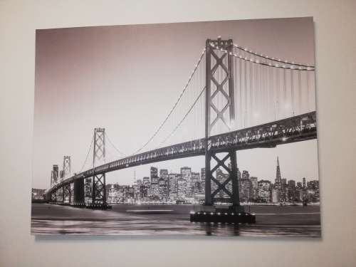 Canvas wall art (New York bridge)