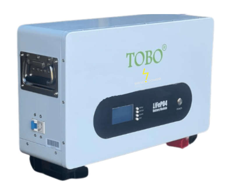 TOBO 24V 2.4KWH Lithium ion LifeP04 Battery (Wall Mounted)