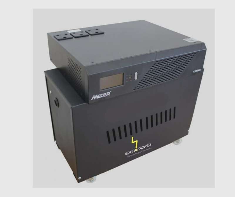 Mecer 12 Volt IVR 1200VA (720W) with **AGM Batteries**